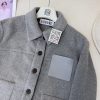 ギフトに最適♪ロエベ ウールカシミヤワークウェアジャケット 偽物 lof52579 - 画像 (3)