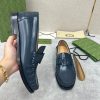 グッチ ロゴカットアウト レザーペニーローファー コピー guz06078 - 画像 (4)
