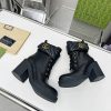 グッチ コピー 本革レザー★脚長効果★コンバットアンクルブーツ guv18016 - 画像 (9)