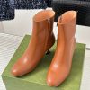 グッチ コピー レザー アンクル ブーツ guh68361 - 画像 (2)