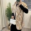 入手困難品！フェンディ FFモチーフ ロゴ カシミヤ マフラー コピー fee34711 - 画像 (3)