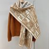 入手困難品！フェンディ FFモチーフ ロゴ カシミヤ マフラー コピー fee34711 - 画像 (8)