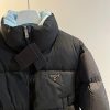 追跡付プラダ Re-Nylon クロップド ダウンジャケット 偽物 2色 puh23438 - 画像 (5)