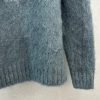 超希少！プラダ 偽物 ロゴ ウール カシミア 長袖ニット セーター グレー puk95688 - 画像 (4)
