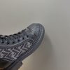 即発送 フェンディ レザーストレッチファブリック バイカーブーツ fea59032 - 画像 (6)