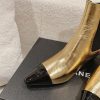 新デザイン シャネル ショートブーツ 偽物 23B ロゴ shp20077 - 画像 (5)