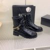 超話題! シャネル ラムスキン レースアップショートブーツ shy25987 - 画像 (3)