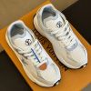 すぐ届く ルイヴィトン スニーカー ブルー vuj38790 - 画像 (3)