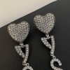 サンローラン ロゴ ハート装飾 ダイヤモンド ピアス コピー 584228Y - 画像 (7)
