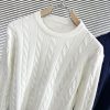 入手困難品！グッチ クルーネック セーター 偽物★ホワイト&ブルー guk77953 - 画像 (2)