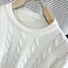 入手困難品！グッチ クルーネック セーター 偽物★ホワイト&ブルー guk77953 - 画像 (3)