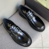 ヴァレンティノ 偽物 スタッド Vロゴ サイン レザー ローファー Vuy25947 - 画像 (2)