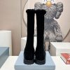プラダ トライアングルロゴスエードブーツ コピー put26924 - 画像 (8)