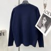 追跡付き 安いロエベ 偽物 ウール アナグラムセーター ニット 紺 low41144 - 画像 (2)