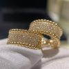 絶対欲しい！Van Cleef&Arpels 偽物 ペルレ クローバー ピアス ダイヤ ゴールド vax02903 - 画像 (2)