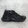 超希少！バレンシアガ ブラック モノカラー ランナー スニーカー 偽物 656063W3RA11000 - 画像 (5)