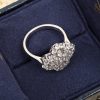 ハリーウィンストン リング コピー 指輪 ミニループ フルモチーフ プラチナシルバー Pt950 ダイヤモンド inu72902 - 画像 (2)