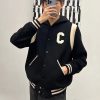セリーヌ フード付き テディジャケット 偽物 ブルゾン ロゴ Ceg97050 - 画像 (11)