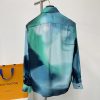 【24SS】ルイヴィトン プリントシルク混シャツ 偽物 1AFAUX - 画像 (7)