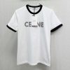 速達発送セリーヌ コットンジャージー ルーズ 半袖 Tシャツ 偽物 2色 Ceh33559 - 画像 (8)