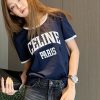速達発送セリーヌ PARIS 70S クラシックフィット Tシャツ コピー Cen67851 - 画像 (3)