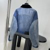 ★日本!!人気！ミュウミュウ ロゴ刺繍入り デニム トラッカージャケット myh73901 - 画像 (2)