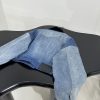 ★日本!!人気！ミュウミュウ ロゴ刺繍入り デニム トラッカージャケット myh73901 - 画像 (5)