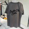 秋冬大セールディオール フェイク シルク&コットン ジャージー Tシャツ 483M648 AT823C889 - 画像 (2)