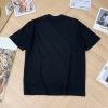 お洒落モンクレール ウォーターペイント ロゴ ダブルエッジ Tシャツ フェイク 2色 mop85389 - 画像 (5)