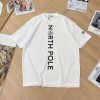 お洒落モンクレール ウォーターペイント ロゴ ダブルエッジ Tシャツ フェイク 2色 mop85389 - 画像 (6)