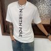 お洒落モンクレール ウォーターペイント ロゴ ダブルエッジ Tシャツ フェイク 2色 mop85389 - 画像 (7)
