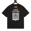 ★日本!!人気！ルイヴィトン フェイク コットンショートスリーブ クルーネック Tシャツ vua17758 - 画像 (6)