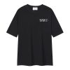 ☆超人気☆エムエムシックス 偽物 ロゴプリント クルーネック 半袖Tシャツ Mau04295