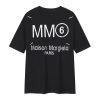 ☆超人気☆エムエムシックス 偽物 ロゴプリント クルーネック 半袖Tシャツ Mau04295 - 画像 (2)
