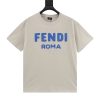 《大人気》フェンディ ロゴ エンブロイダリー クルーネックTシャツ コピー few76196 - 画像 (6)