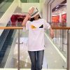 フェンディ コピー バッグ バグズ ロゴ コットン Tシャツ fes47968