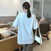 超希少！ロエベ コピー ロゴ刺繍コットンジャージーTシャツ アナグラム log91347 - 画像 (2)