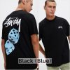 ステューシー ダイス tシャツ 偽物 Fuzzy Dice Tee 半袖 ロゴ Tシャツ 8色 suw50963 - 画像 (3)