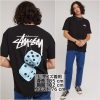 ステューシー ダイス tシャツ 偽物 Fuzzy Dice Tee 半袖 ロゴ Tシャツ 8色 suw50963 - 画像 (4)