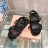 ミュウミュウ スポーティ マテラッセレザー サンダル 偽物 2色 5X135EF01088T - 画像 (5)