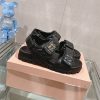 ミュウミュウ スポーティ マテラッセレザー サンダル 偽物 2色 5X135EF01088T - 画像 (7)