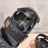 ミュウミュウ スポーティ マテラッセレザー サンダル 偽物 2色 5X135EF01088T - 画像 (10)