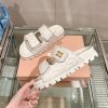 ☆超人気☆ミュウミュウ マテラッセ ナッパレザー スライドサンダル コピー 2色 5XX640 - 画像 (2)