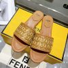 確保済みフェンディ 偽物 ロゴ サンダル FFロゴインターレーススライド feo91312 - 画像 (2)