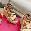 稀少ヴァレンティノ GARAVANI ウェッジサンダル パロディ 4色 Vuw63204 - 画像 (4)