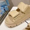 可愛い プラダ キルティングレザースライド ロゴ パンツ 偽物スカートに合う pub24535 - 画像 (9)