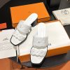 セレブ多数愛用【エルメス】サンダル ギャビー 60 偽物シェーヌグルメット erd72547 - 画像 (5)