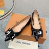 【23AW☆リボン/大人可愛い】ルイヴィトン LV ブロッサム フラット バレリーナ偽物 1AC8WZ - 画像 (5)