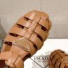 プラダ モノリスラバーサンダル 偽物ロゴ厚底ストラップミュール 1X853M - 画像 (6)