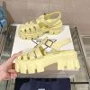 プラダ モノリスラバーサンダル コピーロゴ厚底ストラップミュール 1X853M3L - 画像 (5)